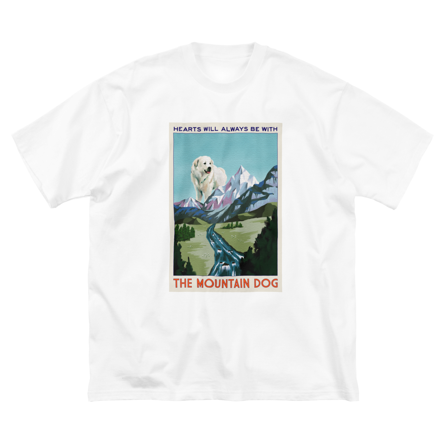 The Mountain Dog Ookiiinuのビッグシルエットtシャツ通販 Suzuri スズリ